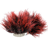 FdcLixuvol planta artificial para acuario negro-rojo, color intenso y duradero