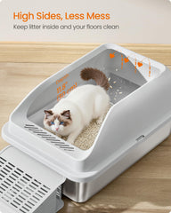 Caja Feandrea de gran tamaño para gatos de hasta 33 libras