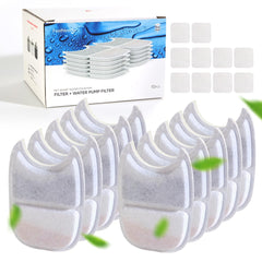 FEELNEEDY filtros repuesto 10-pack para fuente: agua más limpia en cada sorbo.