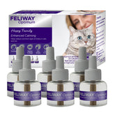 Difusor FELIWAY Optimum en habitación para gatos, promueve calma.