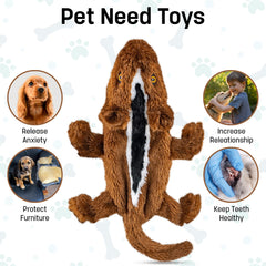 FGA MARKETPLACE costuras-minimas-juguete-plano, duradero para perros activos.