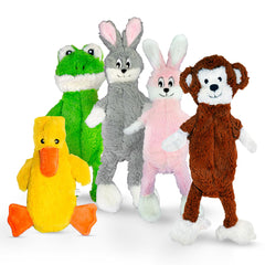 Juguete de peluche FGA MARKETPLACE sin relleno, vista frontal, ideal para juego silencioso