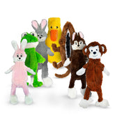 FGA MARKETPLACE pack-juguetes-perro-sin-relleno-plano, ideal para juego silencioso.