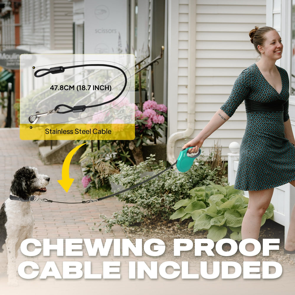 Correa retráctil Fida reflectante para salidas nocturnas seguras