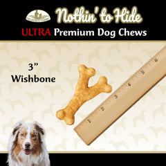 Fieldcrest Farms Nothing to Hide Hueso masticable, digestión más fácil para perros pequeños