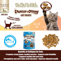Fieldcrest Farms Nothin’ to Hide: textura doble, experiencia crujiente y cremosa para gatos.