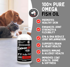 Finest For Pets: gotas de aceite de pescado para pelaje suave.