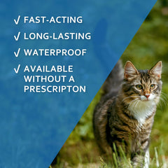 Sentry Fiproguard Plus para gatos, aplicador sobre piel seca, uso mensual.