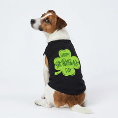 Camiseta Fitwarm para perro con trébol, diseño destacado para fotos y fiestas.