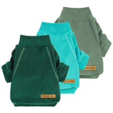 Fitwarm tres-pack de suéter polar para perro, cuello alto, ideal para paseos fríos.