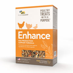 FLOCKLEADER Enhance pellet funcional: apoyo a la producción y la calidad de huevos.