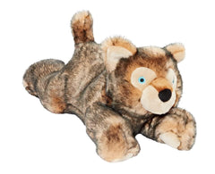 Fluff & Tuff Lobo Wolf Pup orejas erguidas, listo para interacción activa