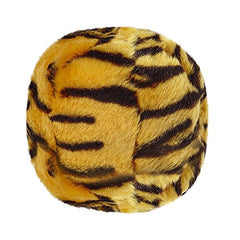 Fluff & Tuff Pelota Tigre: juego interactivo, textura ultrasuave y lavable para perros.