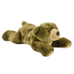 Peluche grande Fluff & Tuff Sadie Bear para perros, suave y perfecto para abrazos.