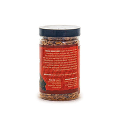 Fluker's camaron-secado-rojo-grande, complemento práctico para dietas mixtas de reptiles.