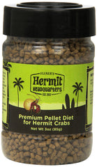 Fluker's Premium Pellet Diet para cangrejos ermitaños, formato 3oz.