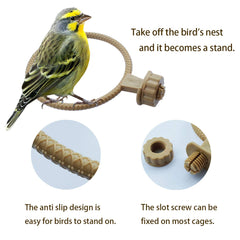 FOIBURELY material-canamo-natural: opción segura y duradera para aves.