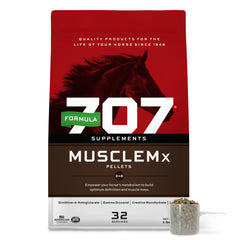 Formula 707 MuscleMx en bolsa de 3 lb, posible apoyo a la definición muscular.