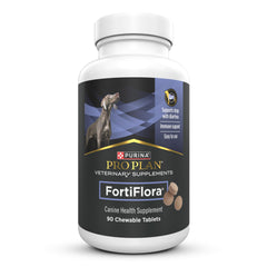 Purina FortiFlora tabletas masticables para perros, favorecen la salud digestiva