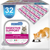 Forza10 gato, alimento húmedo de salmón en lata, sabor delicioso y digestión suave.
