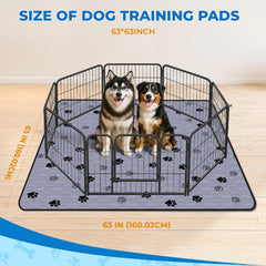 Fostanfly alfombrilla lavable de dos piezas para perros