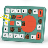 FOXMM Rompecabezas para perros, vista frontal, estimula inteligencia y mantiene ocupado al perro.