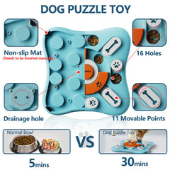 FOXMM jouet puzzle en PP sûr sans toxines pour chien
