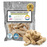 Fresh Is Best cuellos de pollo enteros liofilizados, snack crujiente de proteína.