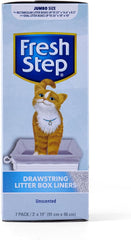 Fresh Step bolsa para arenero jumbo rectangular, ajuste seguro para transporte sin derrames.