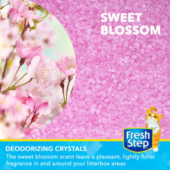 Fresh Step cristales uso diario: se añaden a la caja para refrescar entre limpiezas.