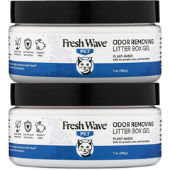 Fresh Wave Gel eliminador de olores para caja de arena reduce olores de mascotas.
