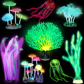 Frienda alga luminosa verde con base cerámica para acuario estable
