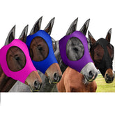 Frienda conjunto de 4 máscaras antimoscas para caballos protege el rostro durante paseos