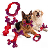 Frienhund juguete indestructible de nylon para perros grandes, ideal para masticar sin interrupciones.