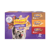 Friskies en salsa sabrosa con trozos de carne res para gatos adultos