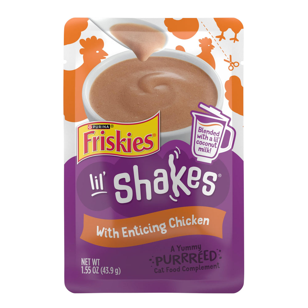 Friskies Lil’ Shakes: topping de pollo real para mezclar con su comida
