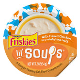 Friskies Lil' Soups pollo en copos, porción individual ideal como snack