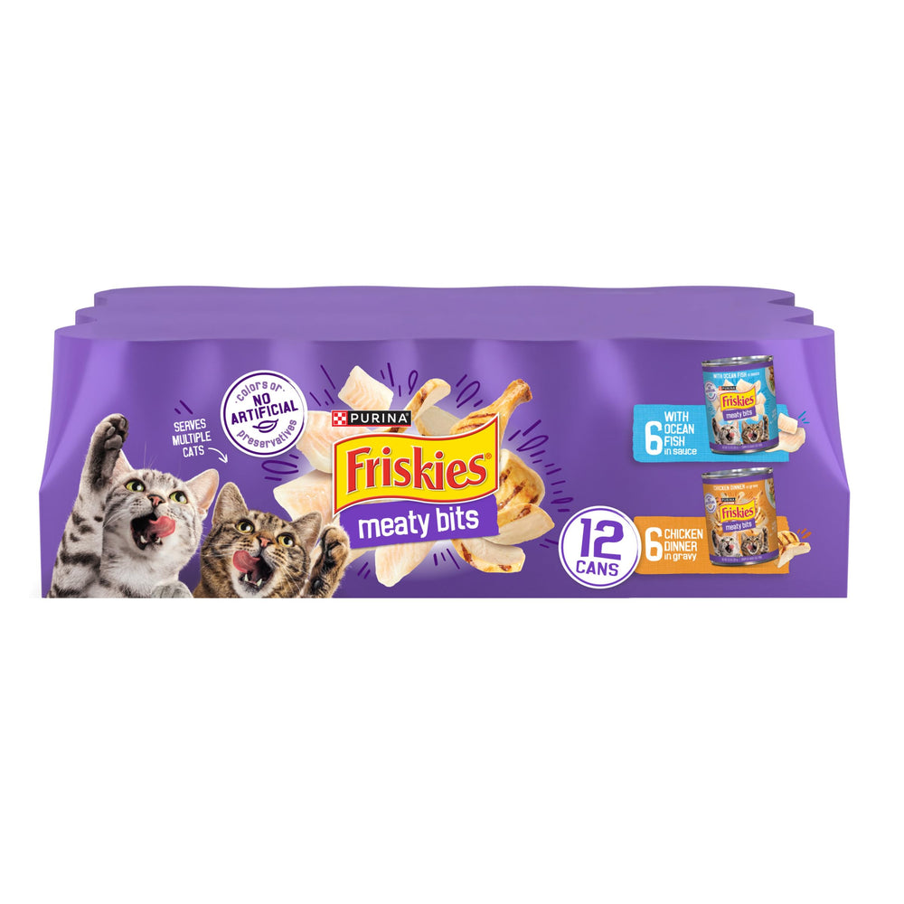Purina Friskies Meaty Bits con salsa aromática para estimular el apetito de tu gato