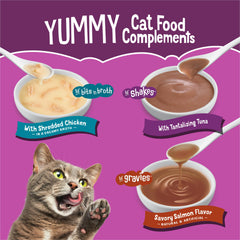 Friskies: mezcla leche de coco, porción individual; aporta humedad y sabor en cada porción.