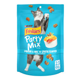 Friskies Party Mix Langosta Mac N' Cheese: trozos crujientes con interior tierno.