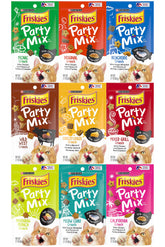 Friskies Party Mix Crunch Oeste Salvaje: textura crujiente para apoyar la higiene bucal del gato.