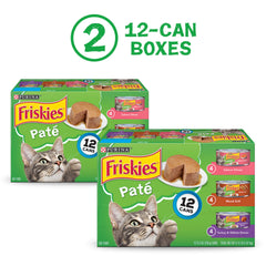 Friskies Paté Pavo con Menudillos Cena Lata: variedad sabrosa para gatos curiosos.