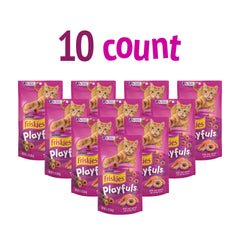 Friskies Playfuls forma unica para jugar: invita a perseguir y atrapar.