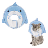 FRIUSATE collar de recuperación para gatos, vista frontal, ayuda a prevenir lamer heridas.