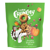 Fromm Crunchy Os Pumpkin Kran Pow, bolsa de galletas crujientes para perros, para premios durante el entrenamiento.