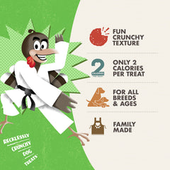 Fromm Crunchy Os Pumpkin Kran Pow, galletas de pavo ideales para entrenar y recompensar.