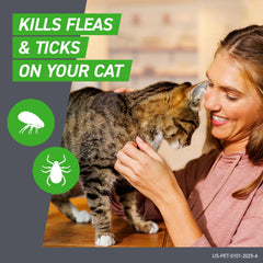FRONTLINE Plus para gatos: aplicación tópica fácil para resultados rápidos.