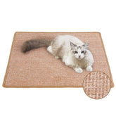 Alfombra rascadora FUKUMARU, sisal natural, duradera para uñas felinas