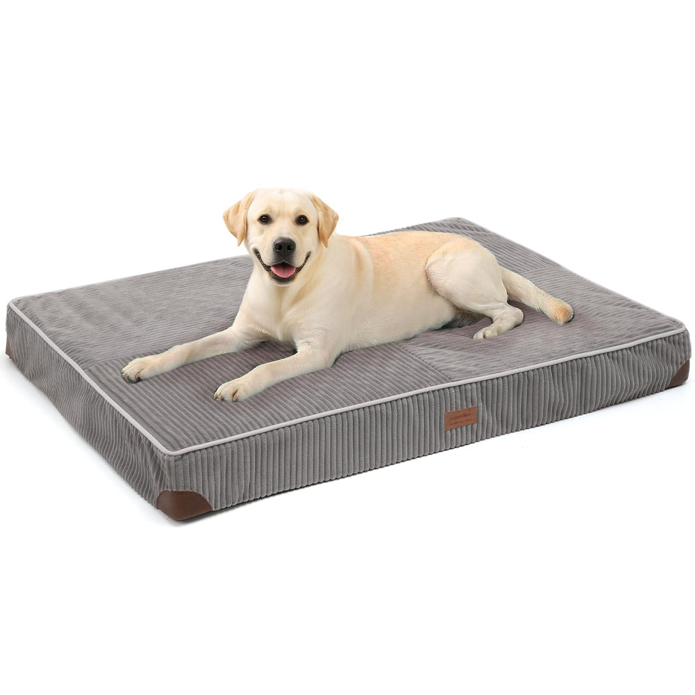 Cama para perro FUKUMARU con corduroy grueso para mayor comodidad.