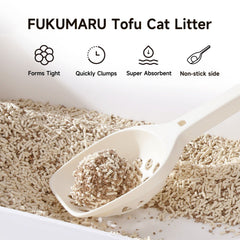FUKUMARU Tofu Cat Litter: mezcla sin aroma para gatos sensibles